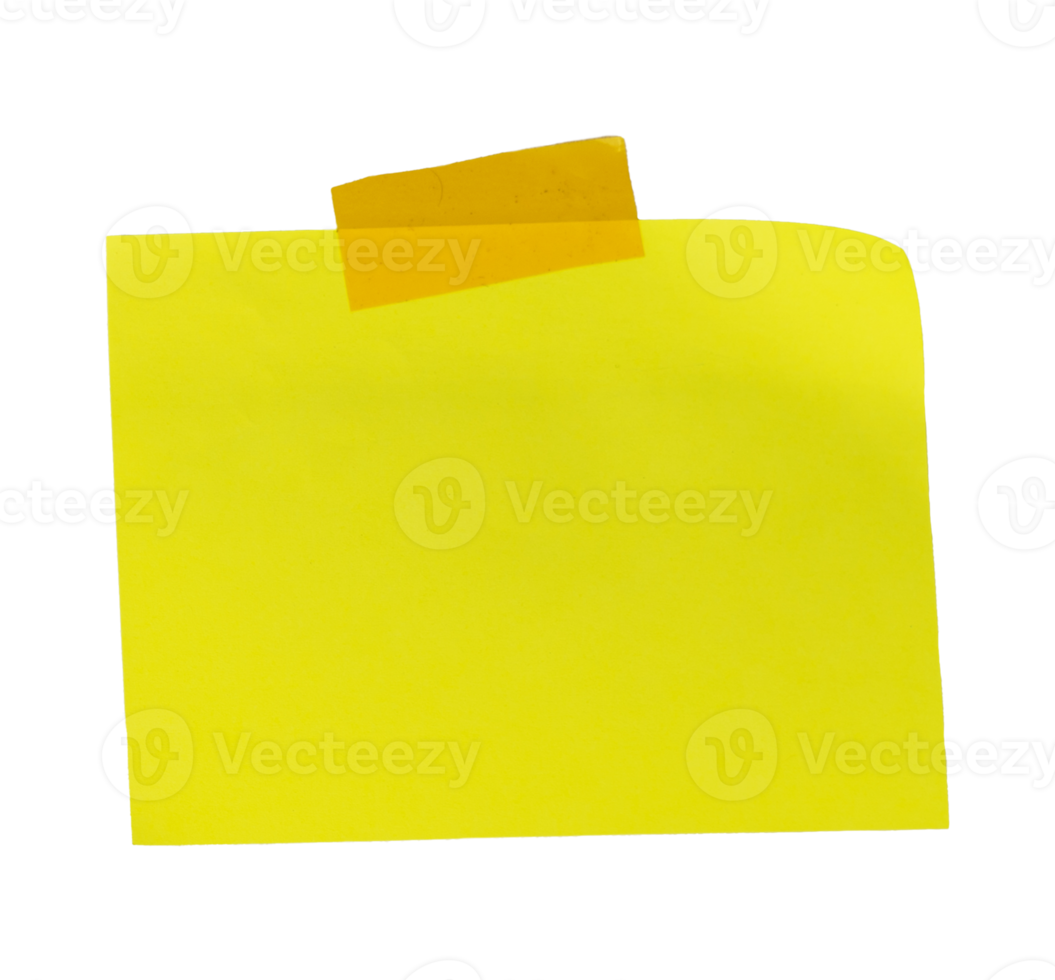 blank sticky note for memo mockups png