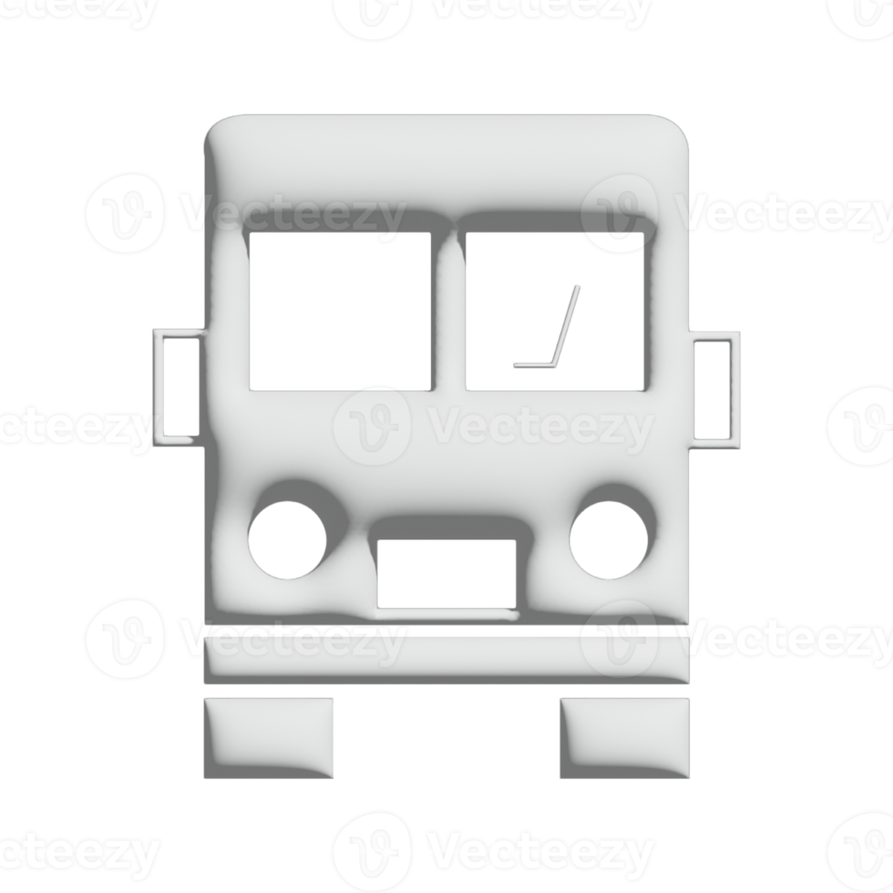 truck icon 3d design for application and website presentation png