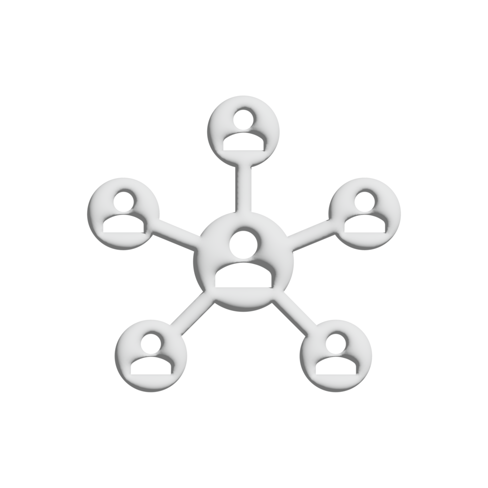 Diagrammsymbol 3D-Design für Anwendungs- und Website-Präsentation png