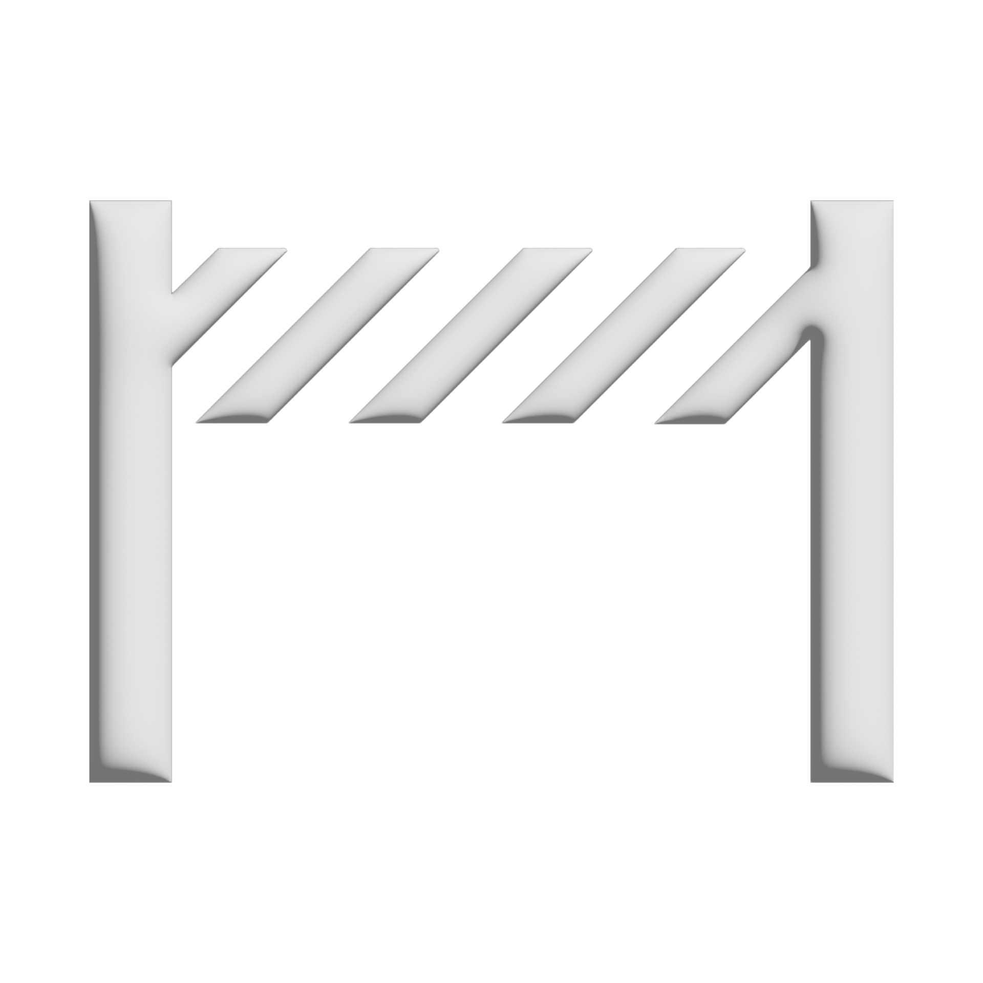 Finish line icon 3d design for application and website presentation