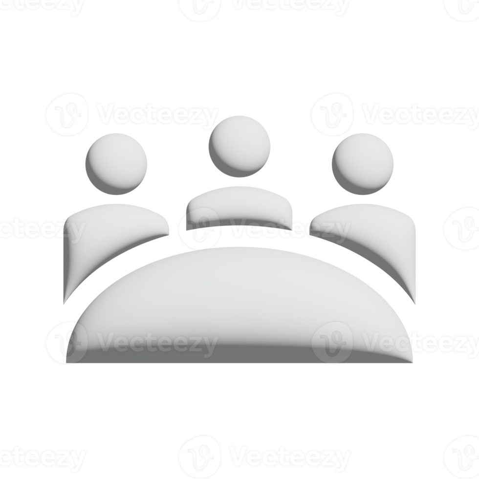 Joining icon 3d design for application and website presentation png