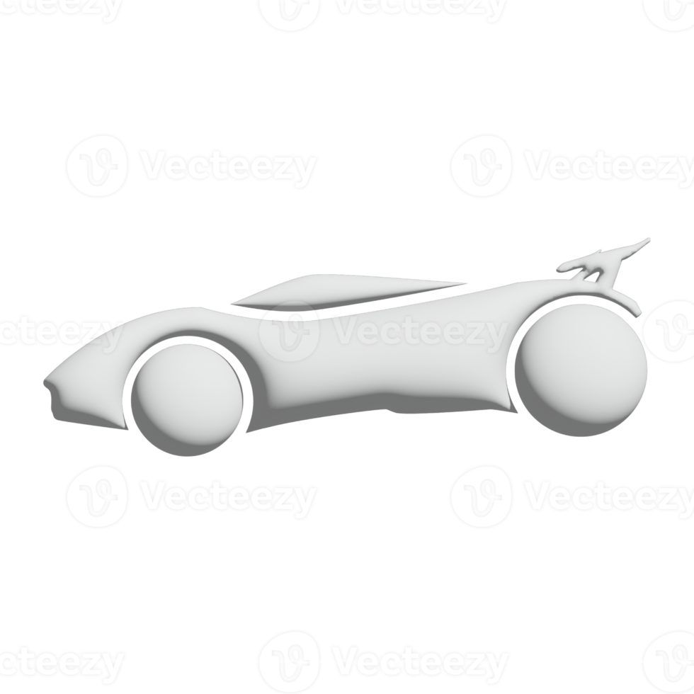 icône de voiture de course conception 3d pour la présentation de l'application et du site web png