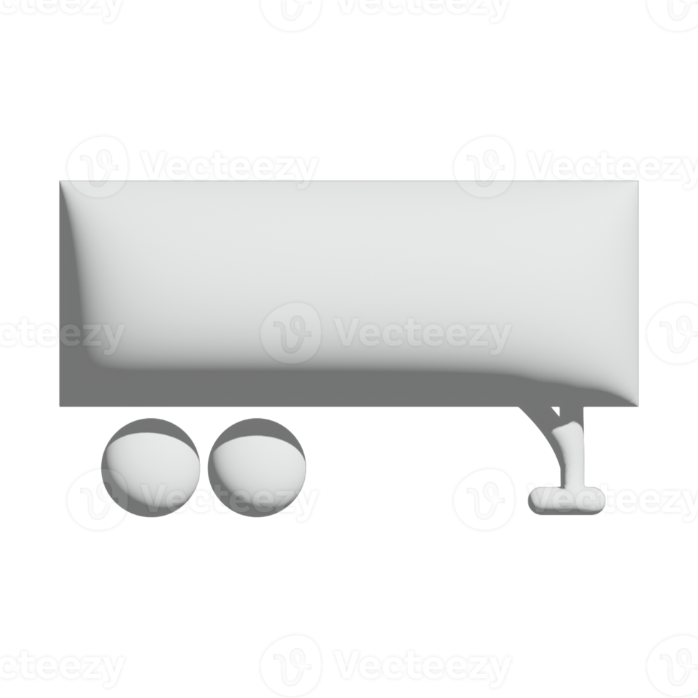 caravan icon 3d design for application and website presentation png