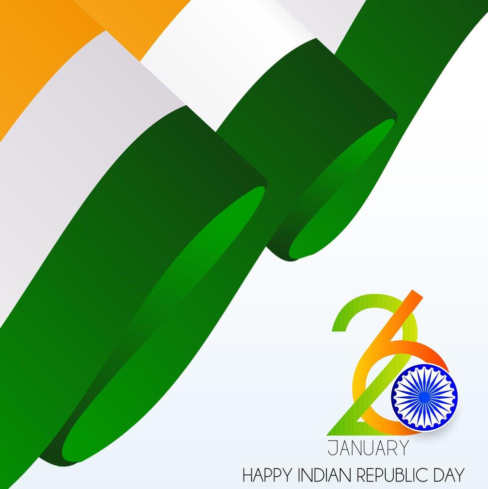 India Republic Day 26 January Indian Background 14388008 Vector Art at  Vecteezy
