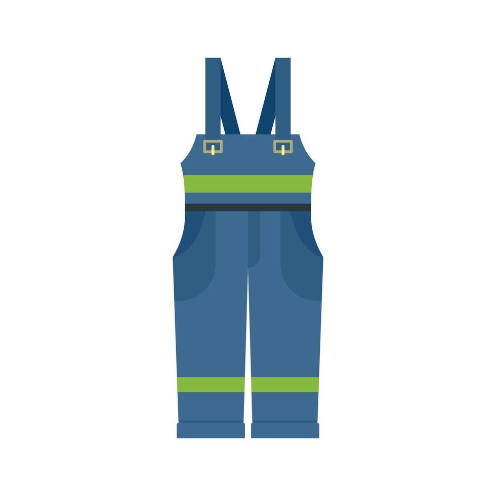Worker suit icon, flat style vector