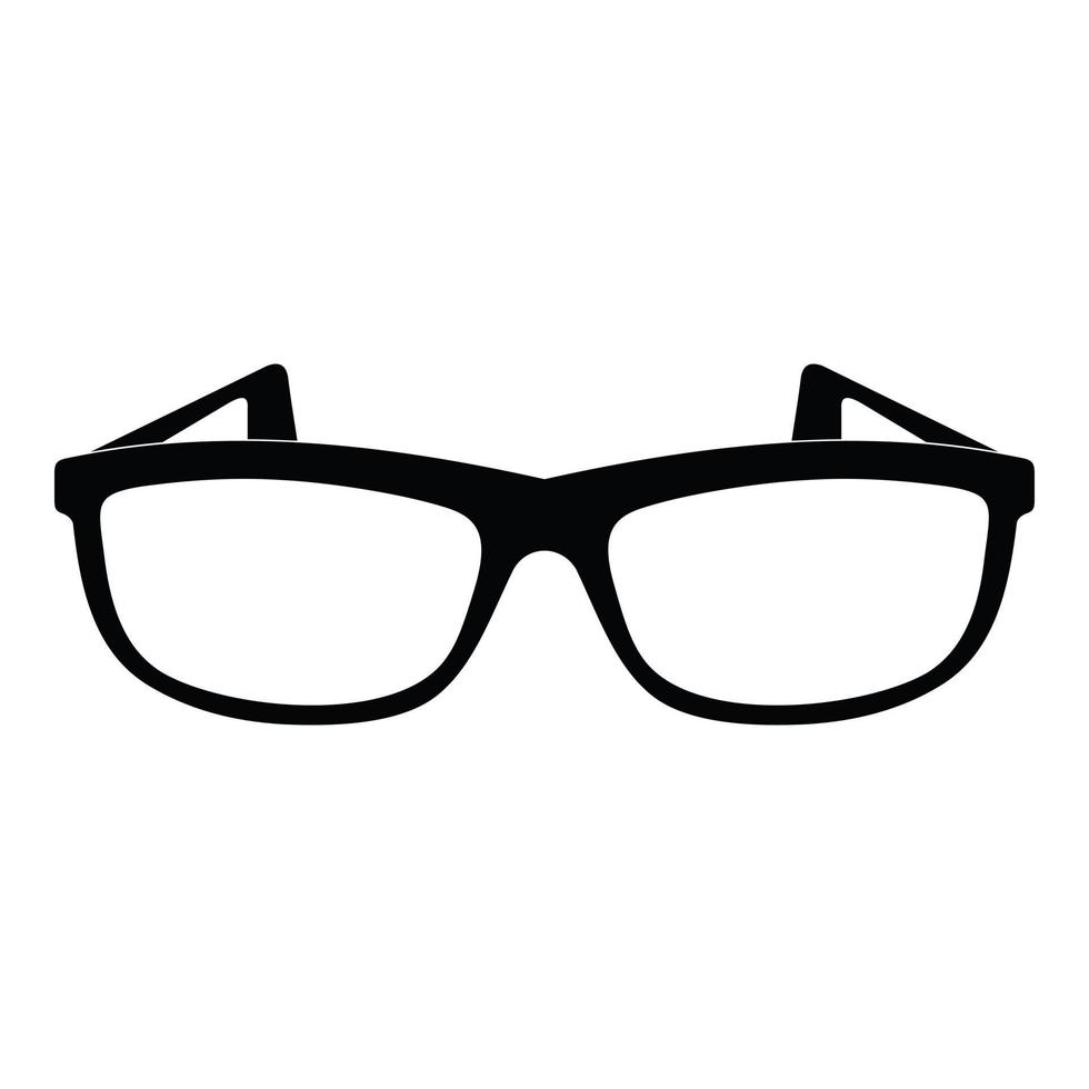 Modern spectacles icon, simple style. vector