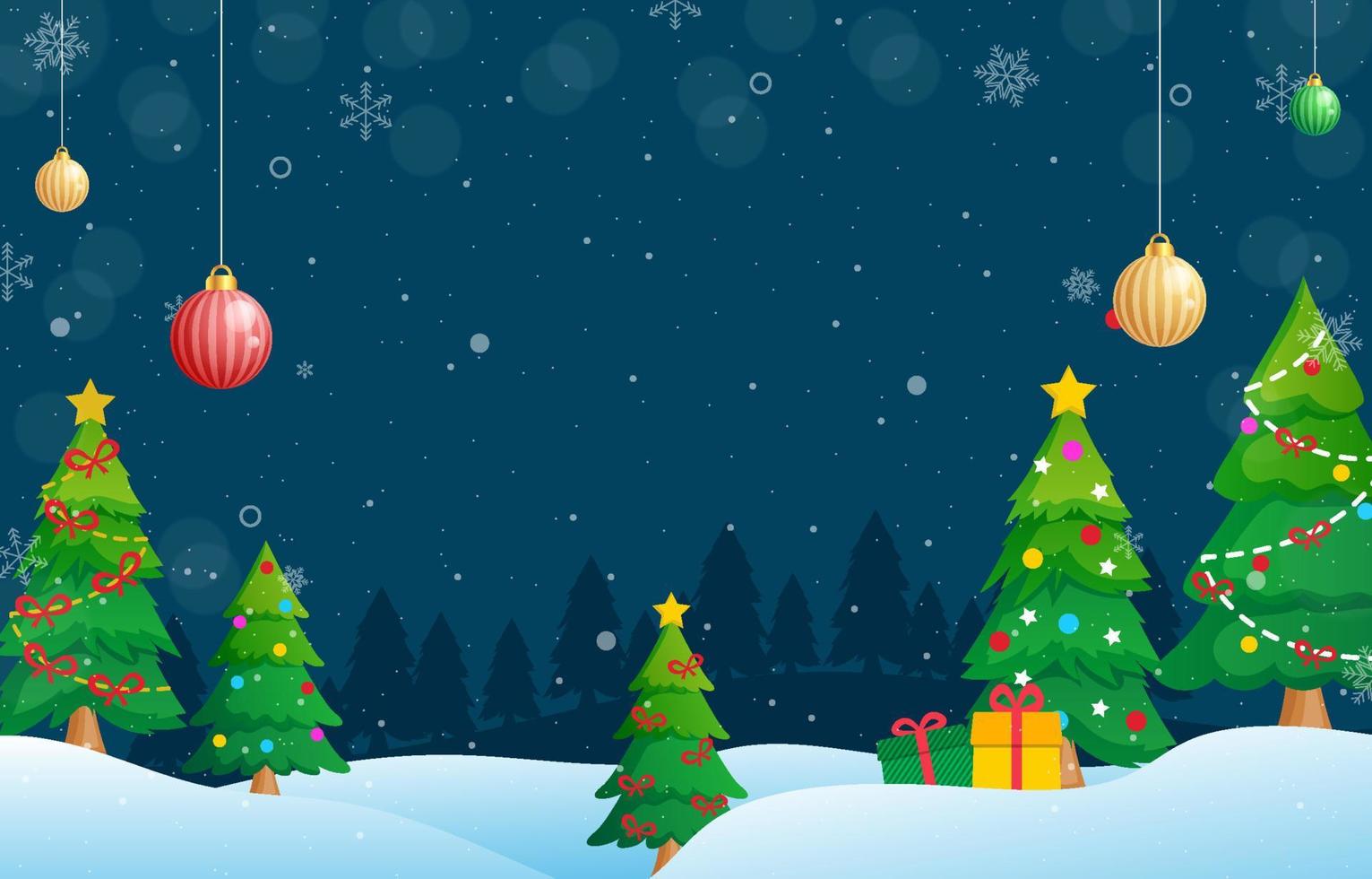 fondo de navidad de invierno vector