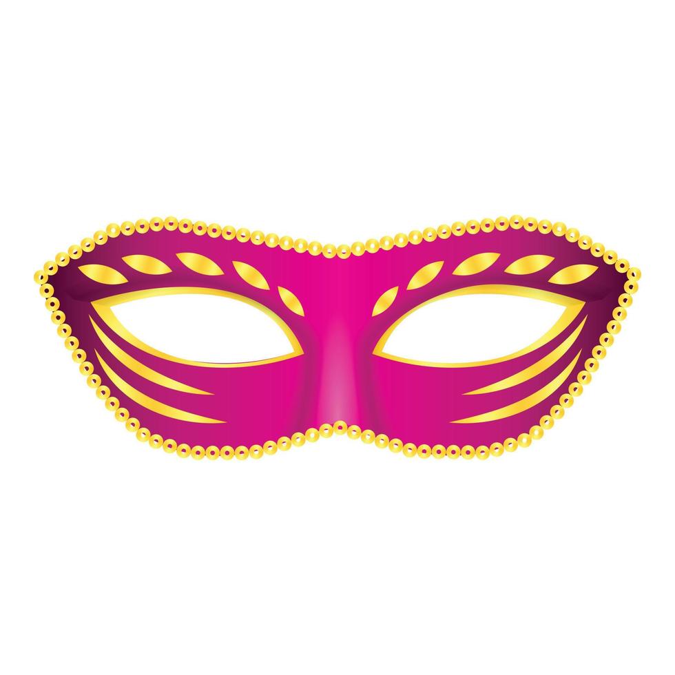 Brazilian carnival icon, realistic style vector