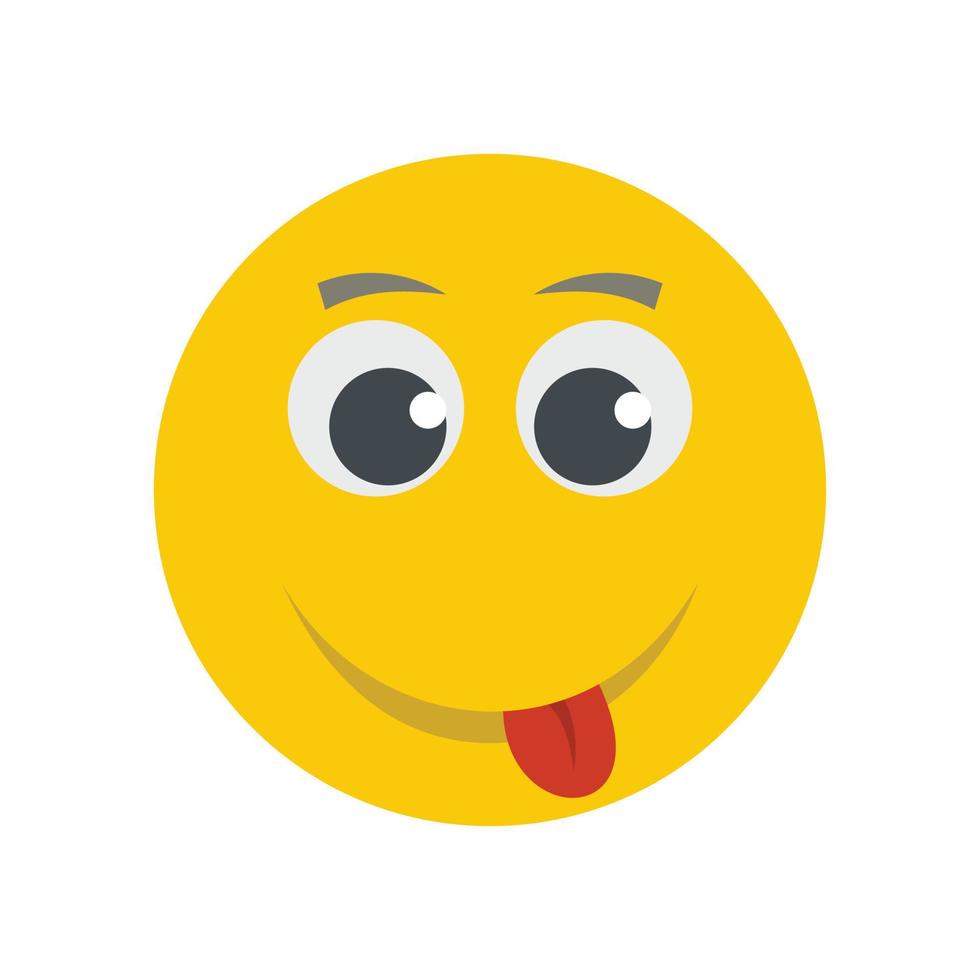 icono de sonrisa vector plano