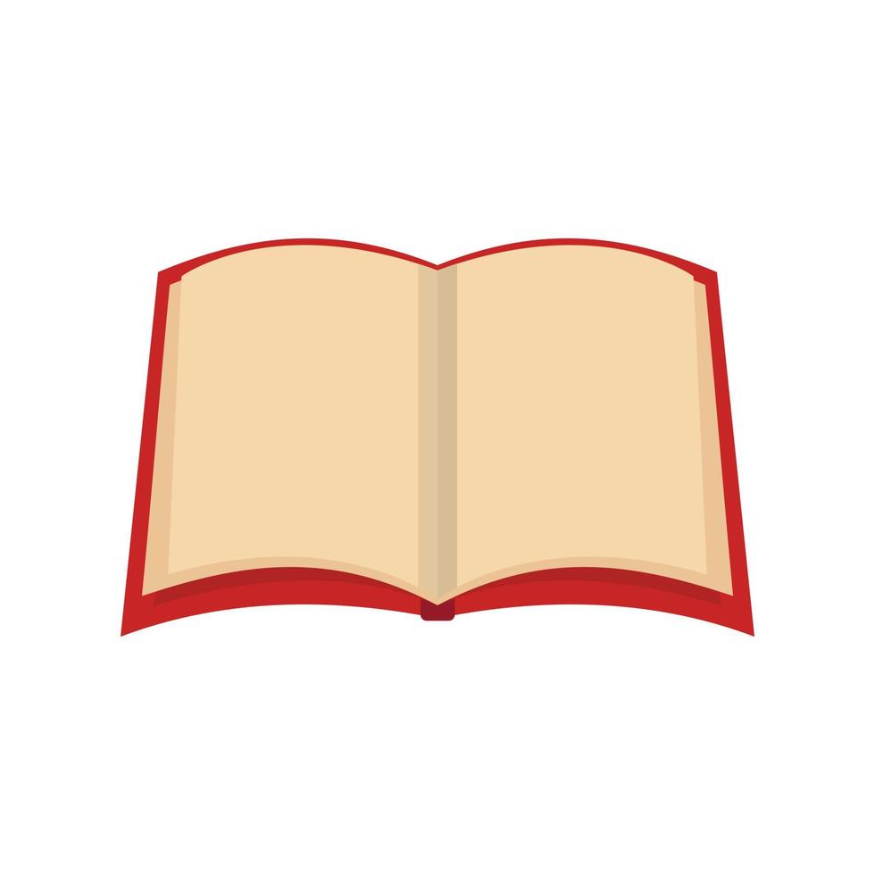 Book university icon, flat style vector