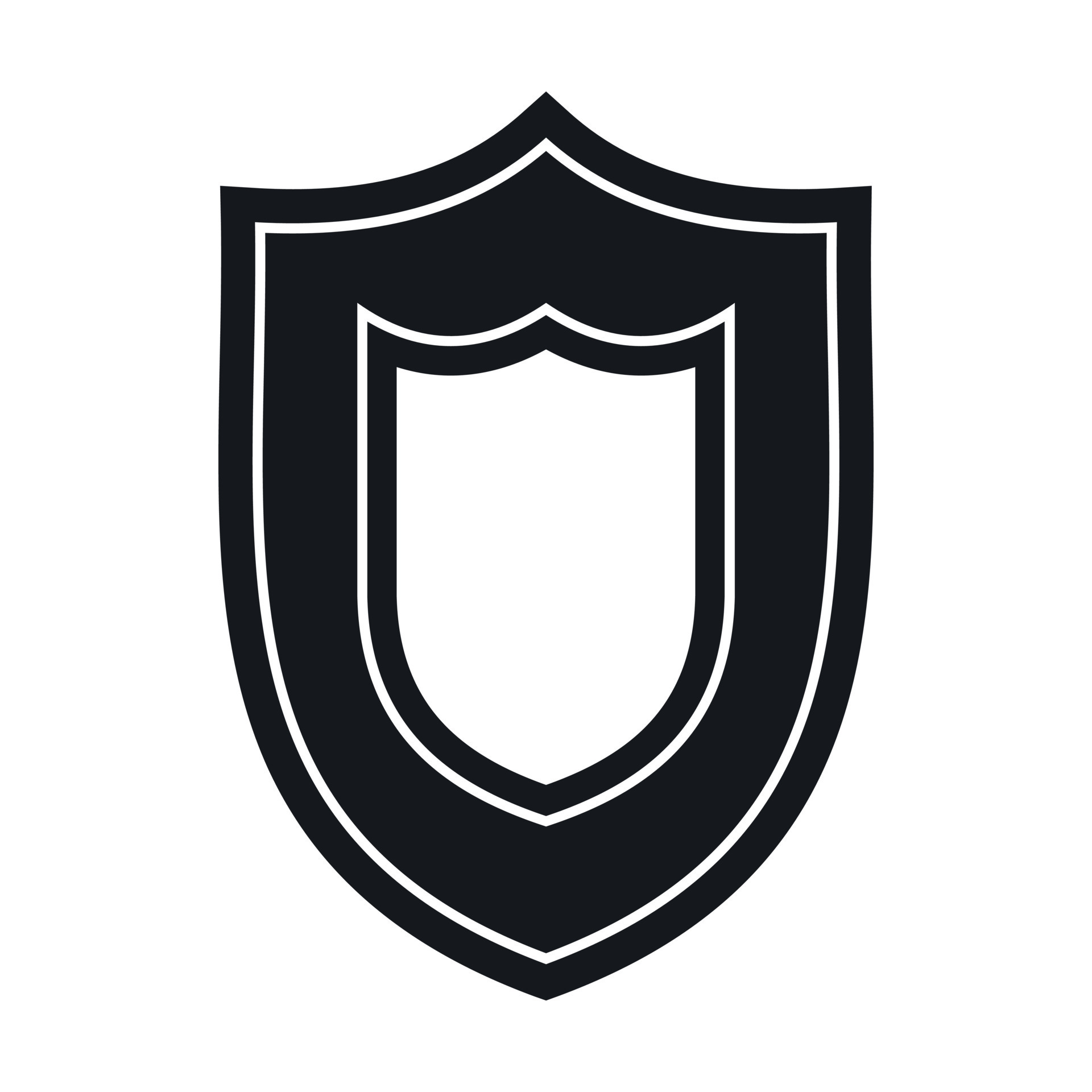 Shield icon, simple style 14388844 Vector Art at Vecteezy