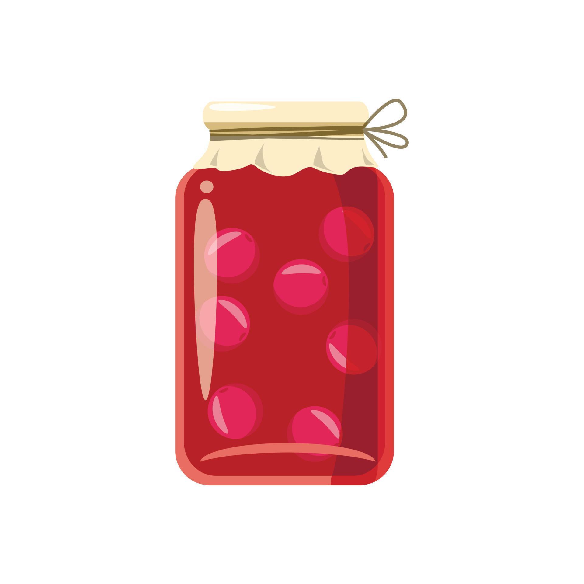 Canned fruit compote or jam icon, cartoon style 14388854 Vector Art at