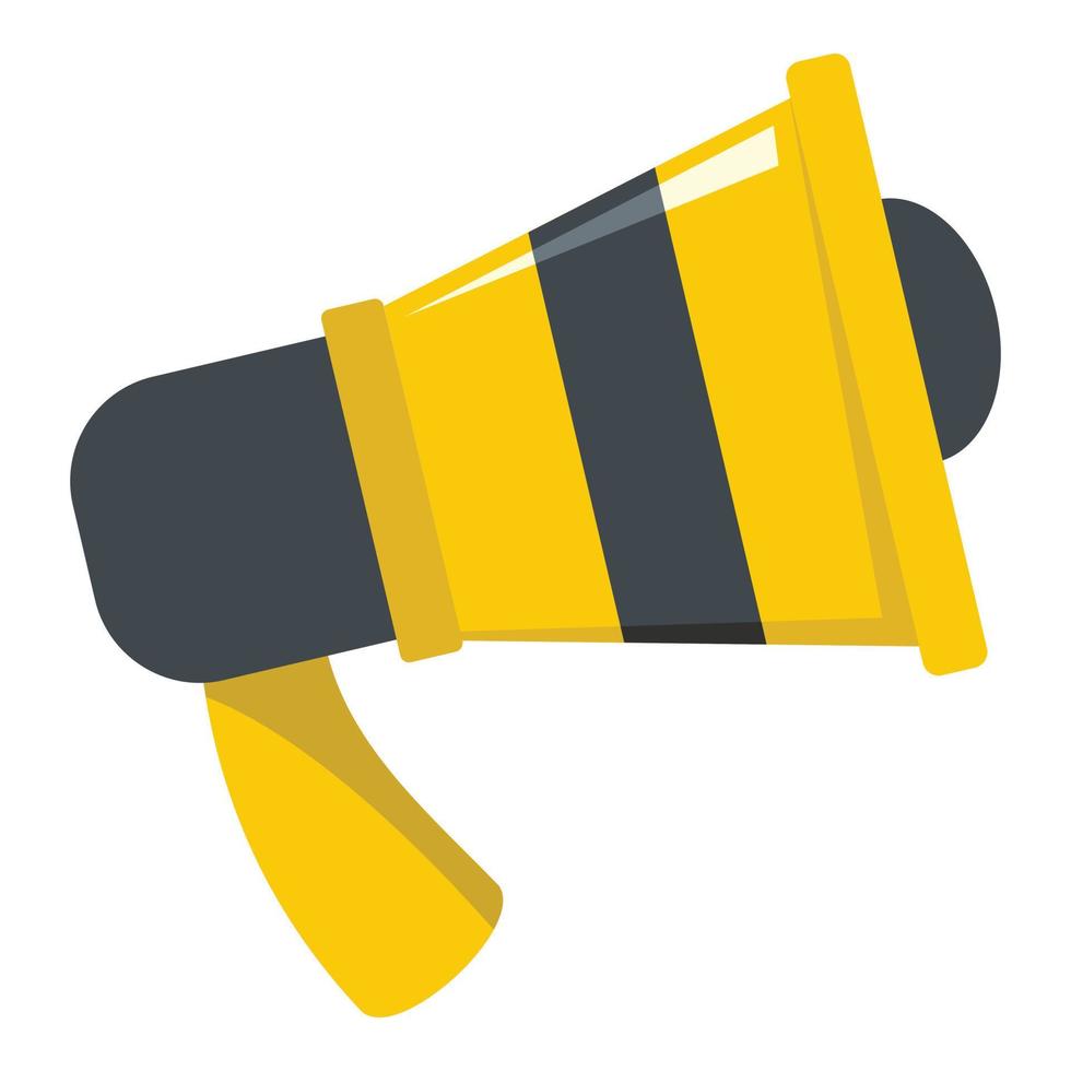 Megaphone icon, flat style vector