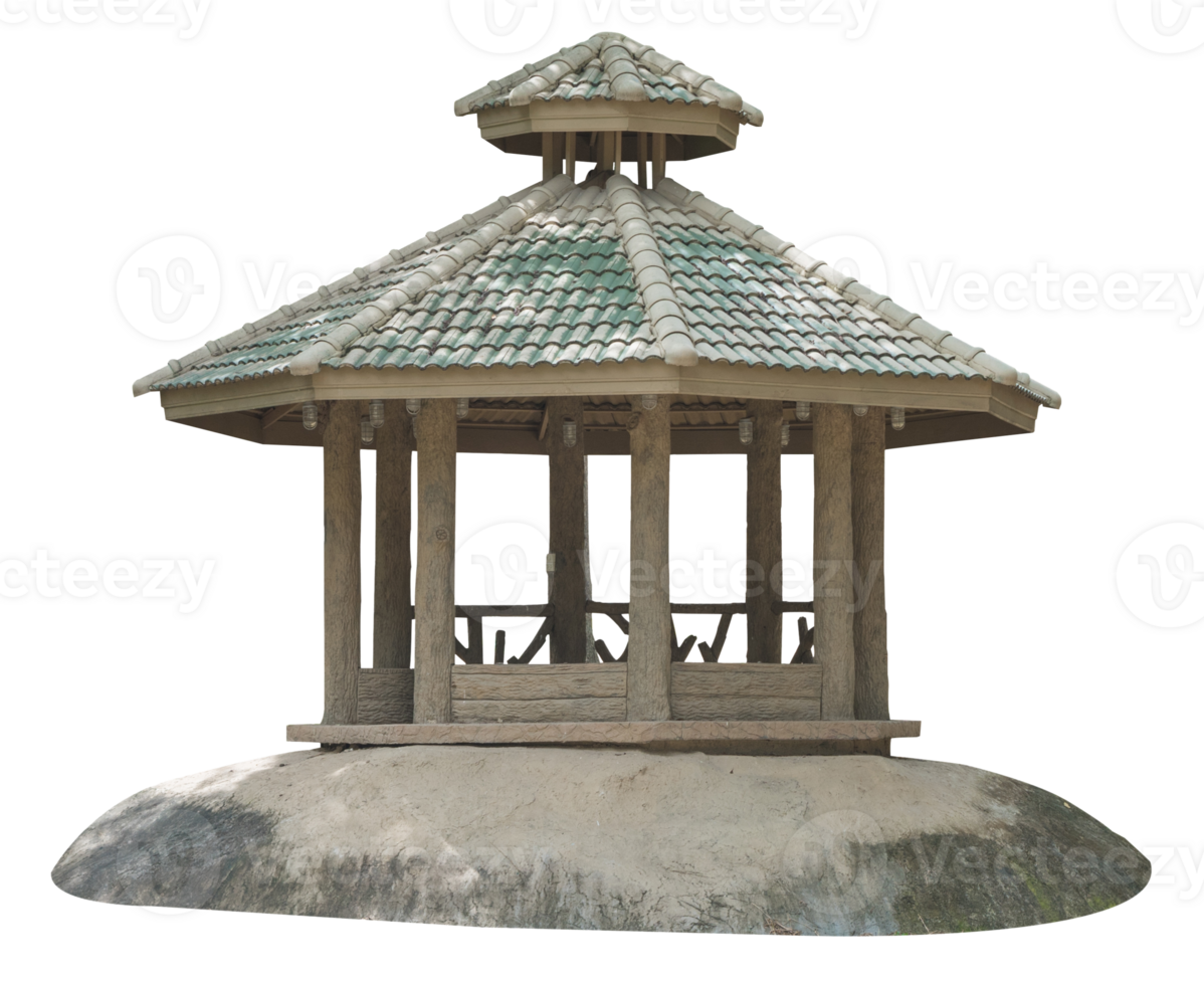 Pavilion in the garden isolated png