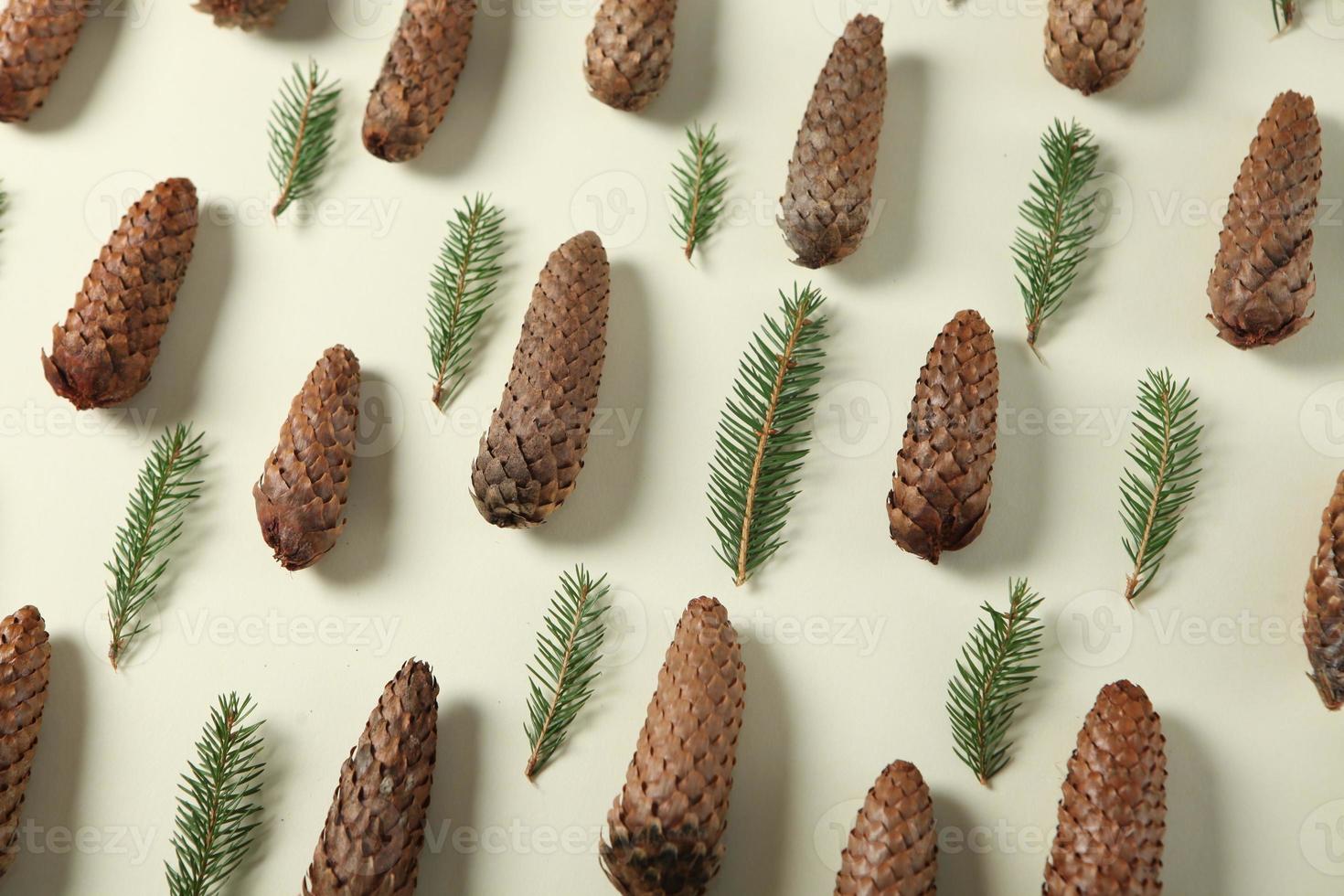 Merry Christmas and Happy New Year. A New Year's background with New Year decorations. New Year's card. photo