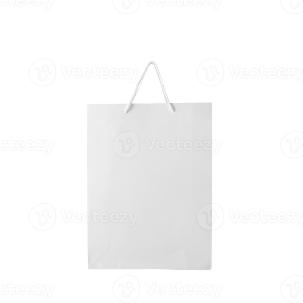 recorte de bolsa de compras blanca, archivo png