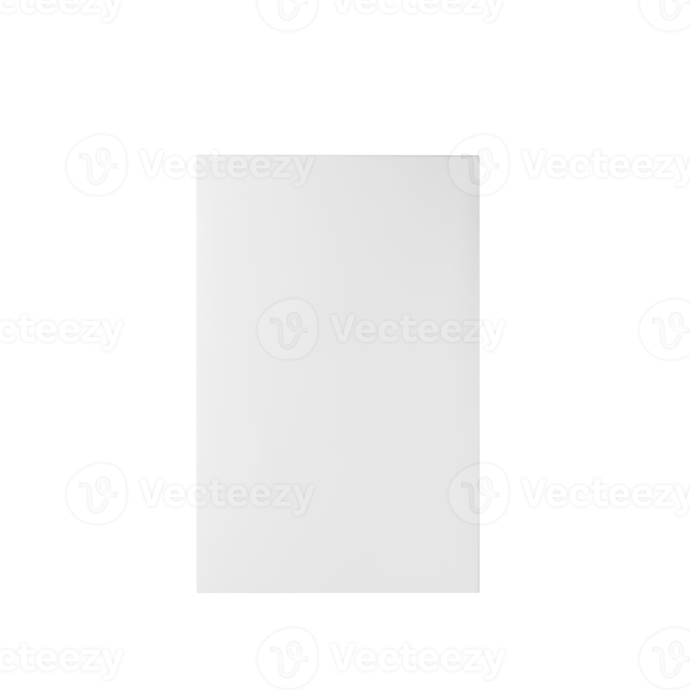 White box mockup cutout, Png file
