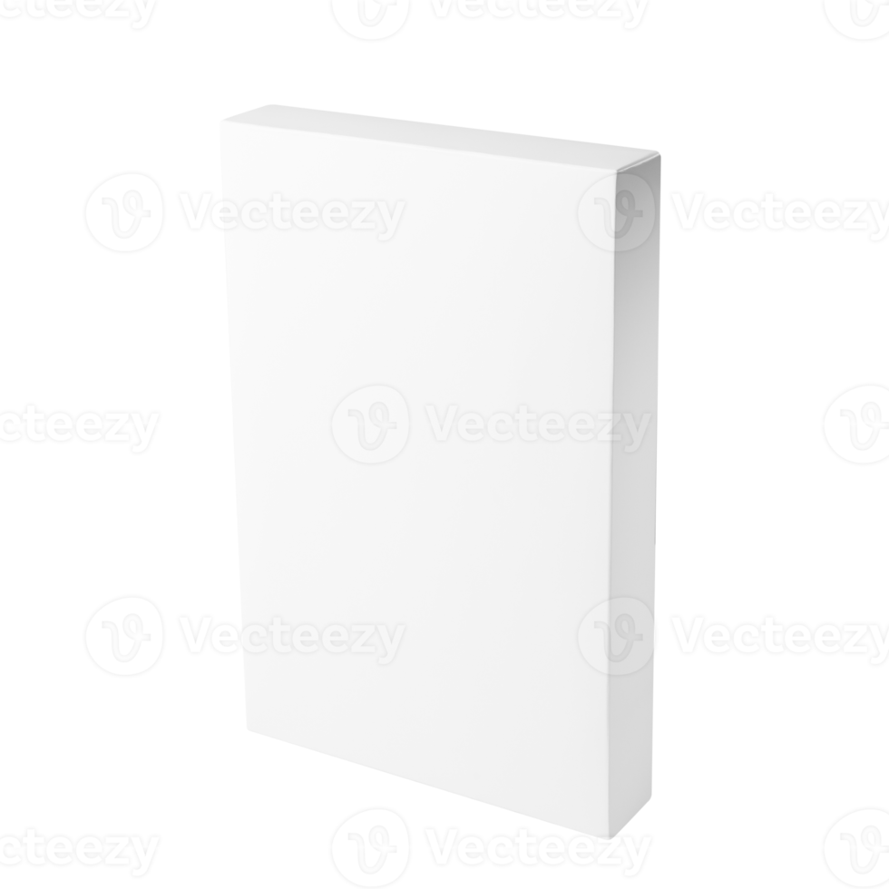 White box mockup cutout, Png file 14391112 PNG