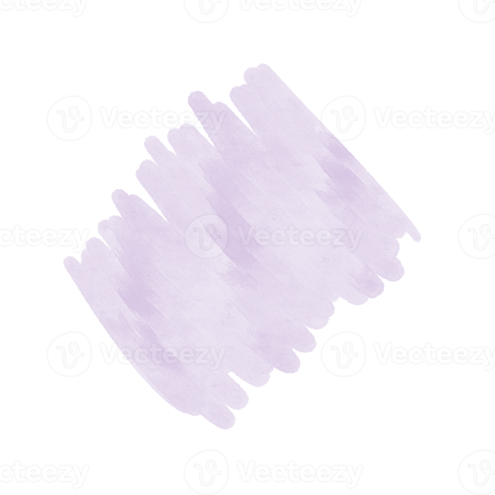 Brush Stroke Colorful Color Purple Rectangle Water Color Brush Paint png
