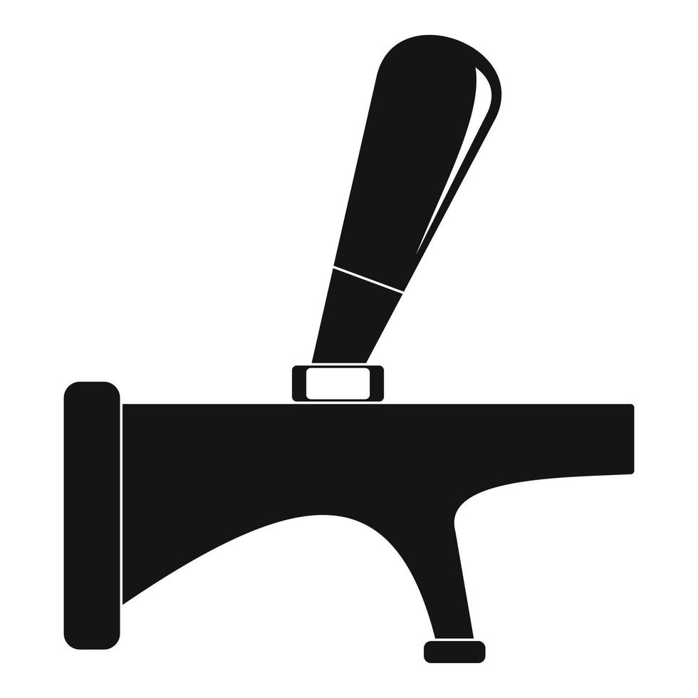 Tap icon, simple style vector