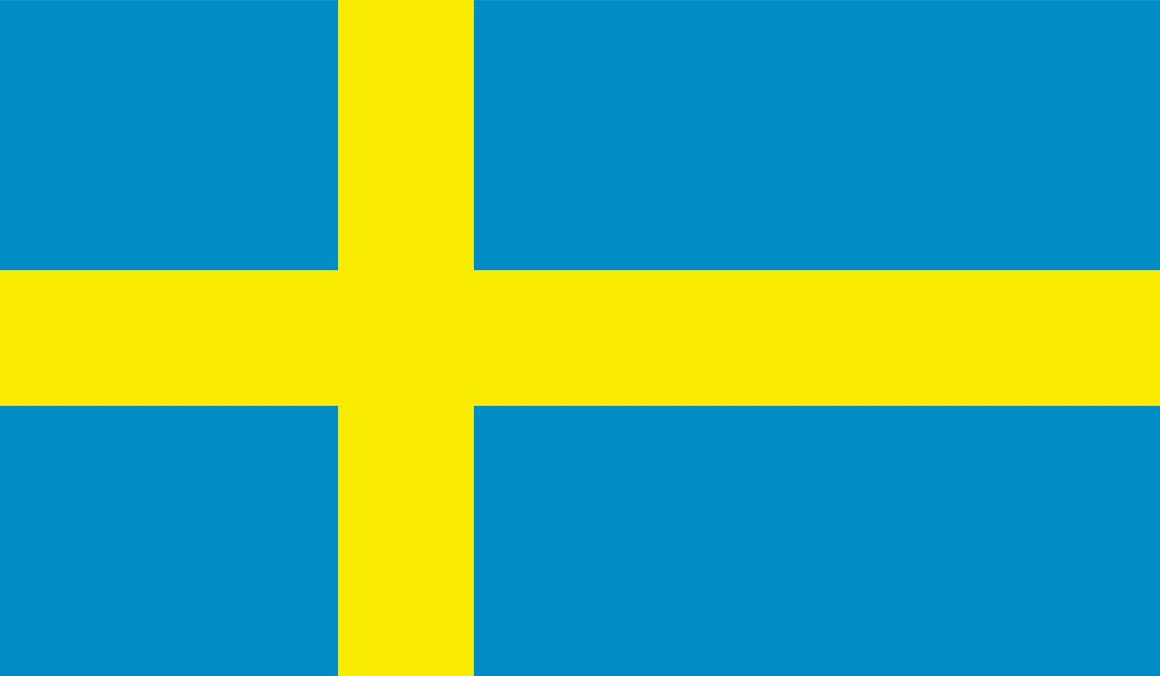 Sweden flag image vector