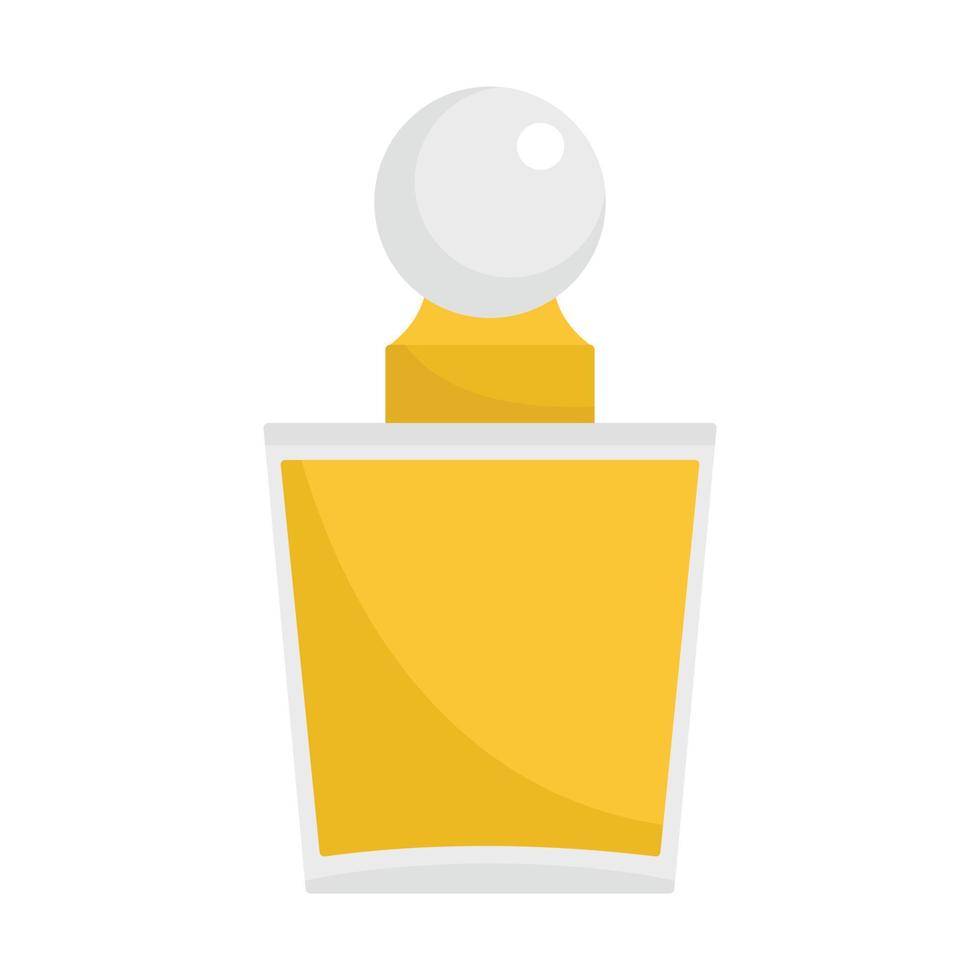 French perfume icon, flat style vector