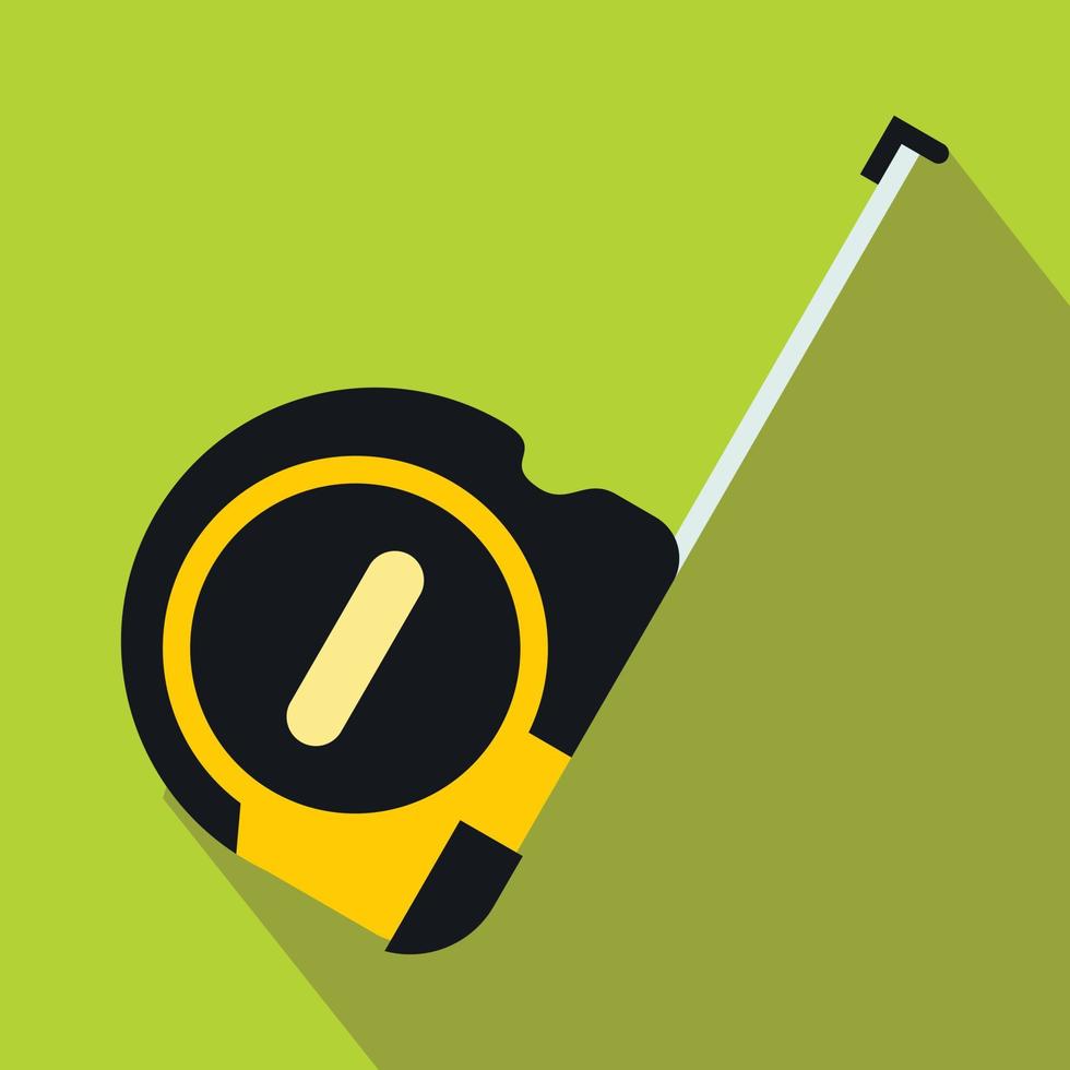 Roulette construction icon, flat style vector