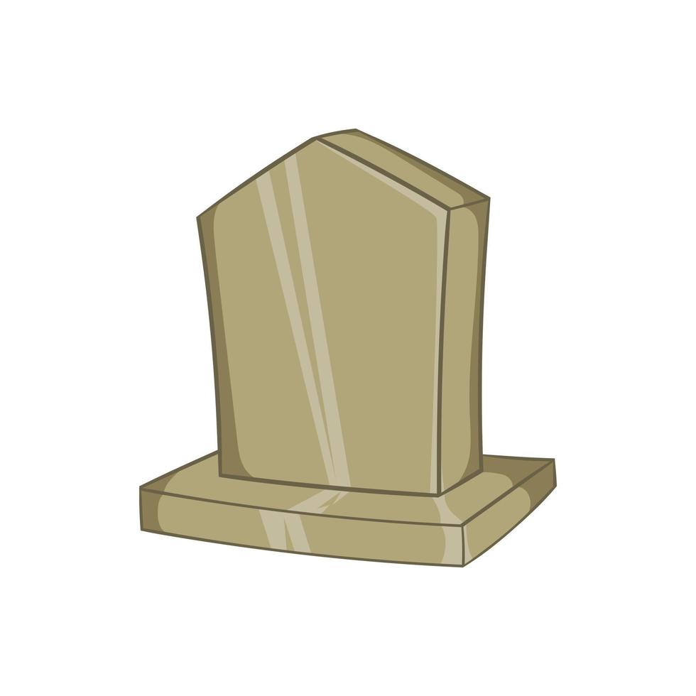 Sepulchral monument icon, cartoon style vector