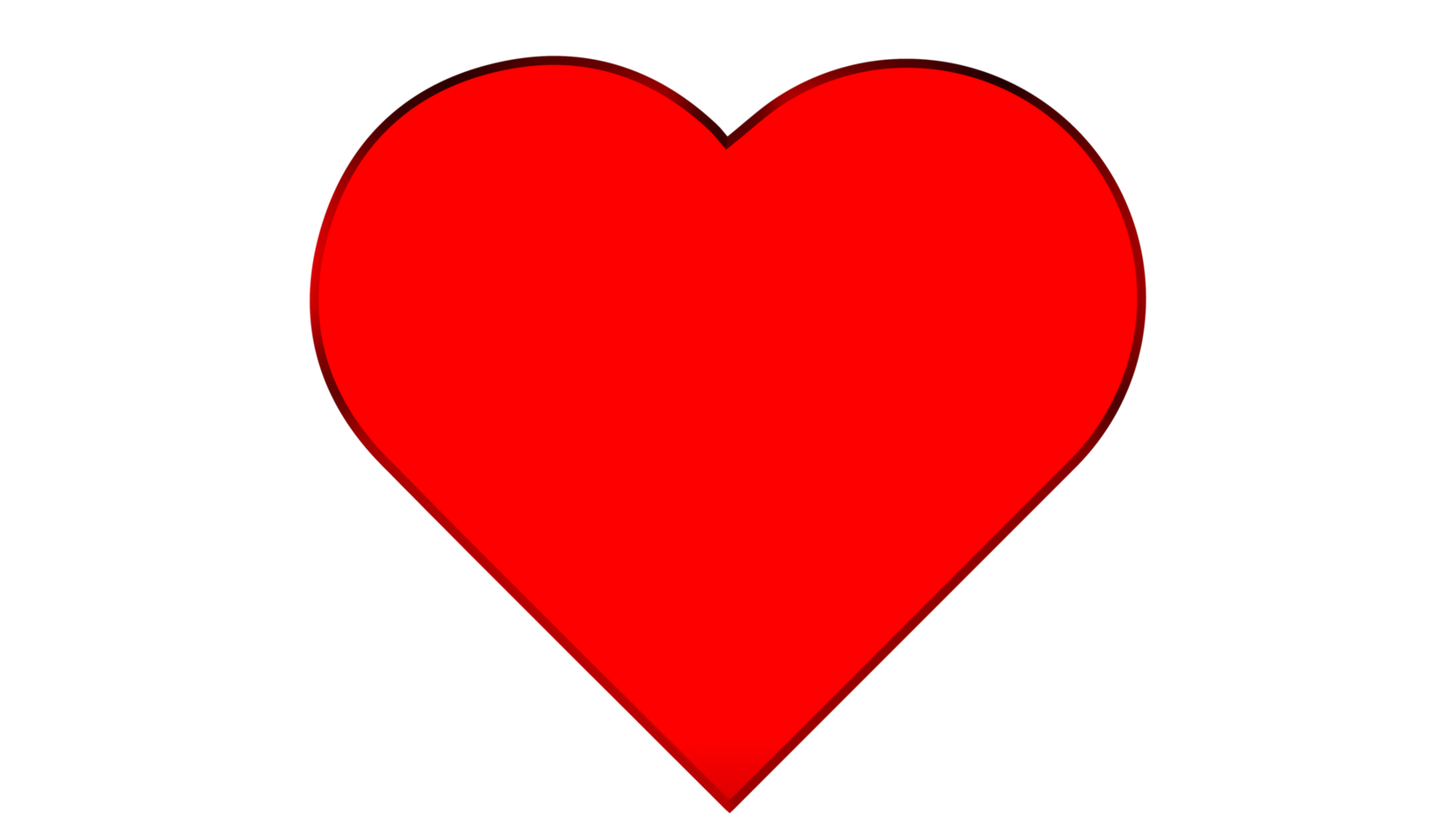 Love Heart love icon on transparent background png