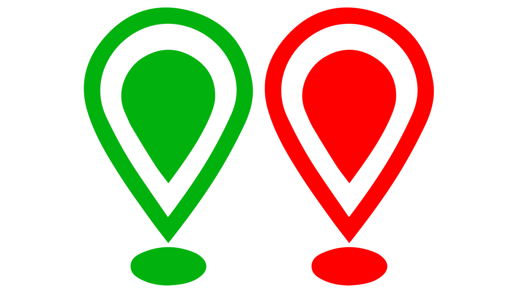 ícone de vetor de geolocalização isolado em fundo transparente png