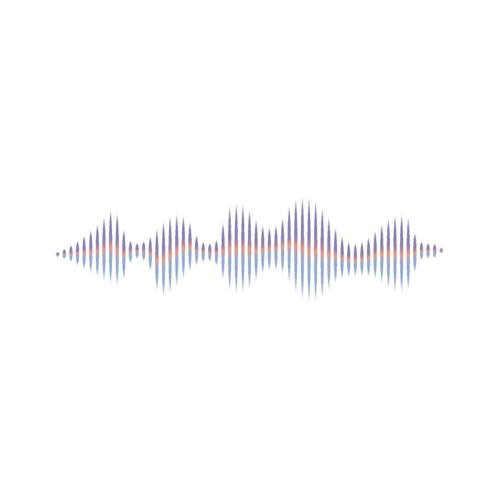 Sound waves vector illustration 14391924 Vector Art at Vecteezy