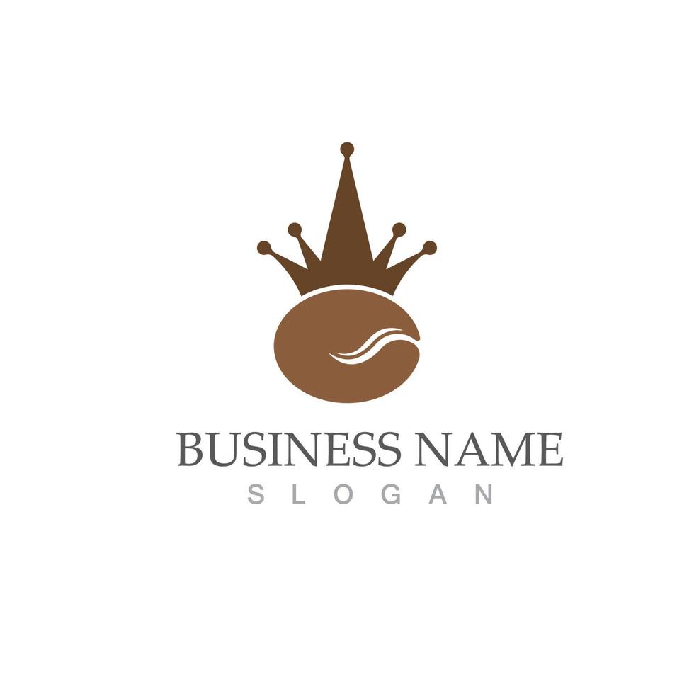 Coffee bean icon vector