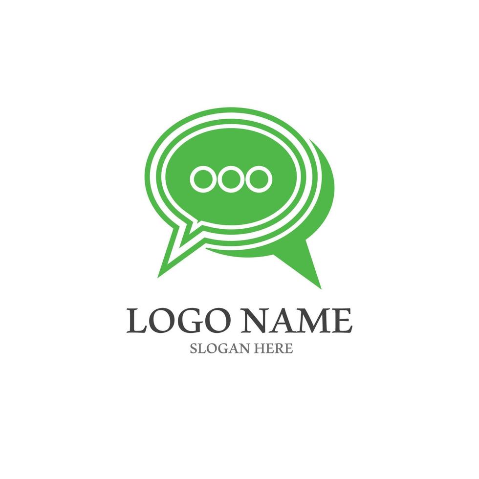 Speech bubble icon vector illustration
