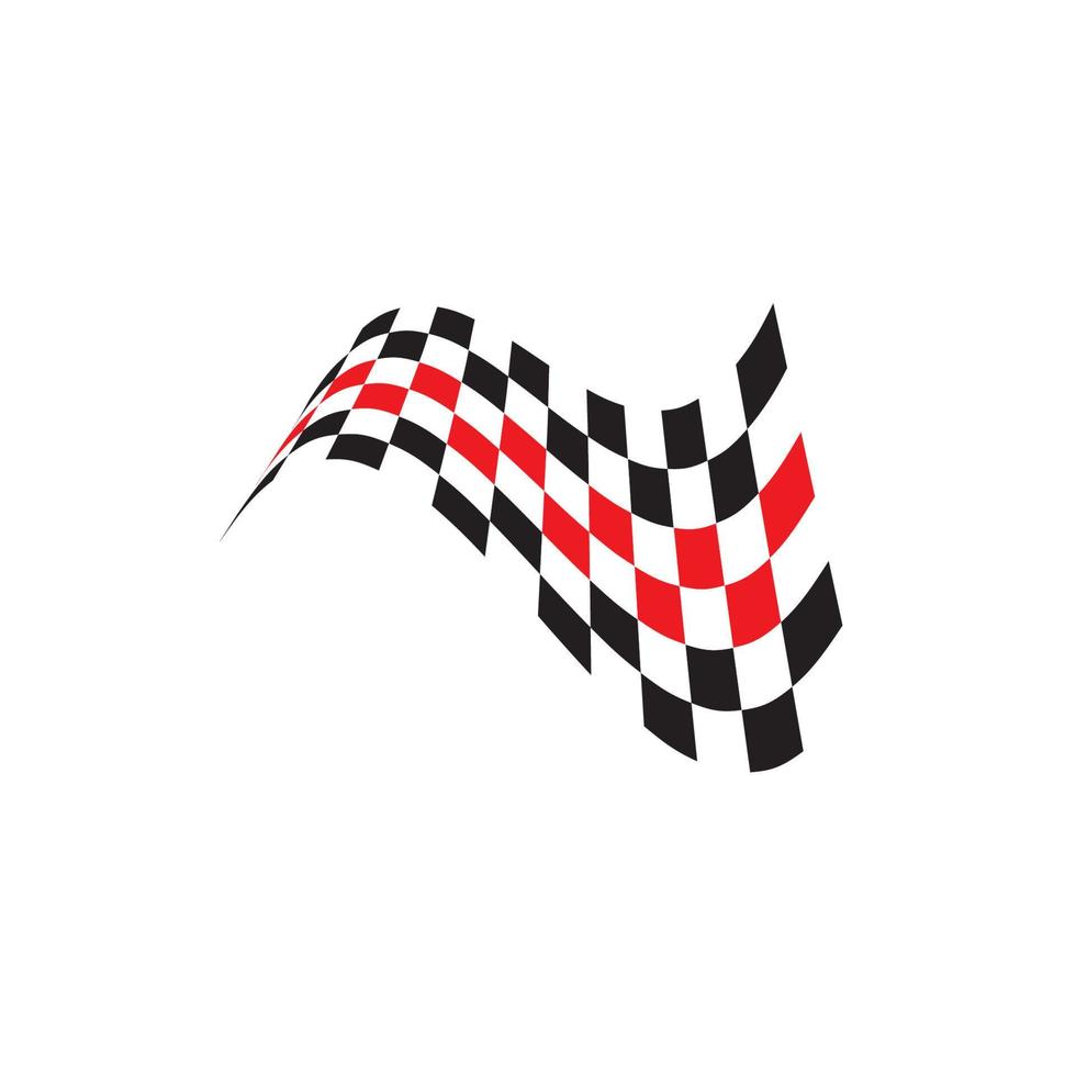 Race flag icon design vector