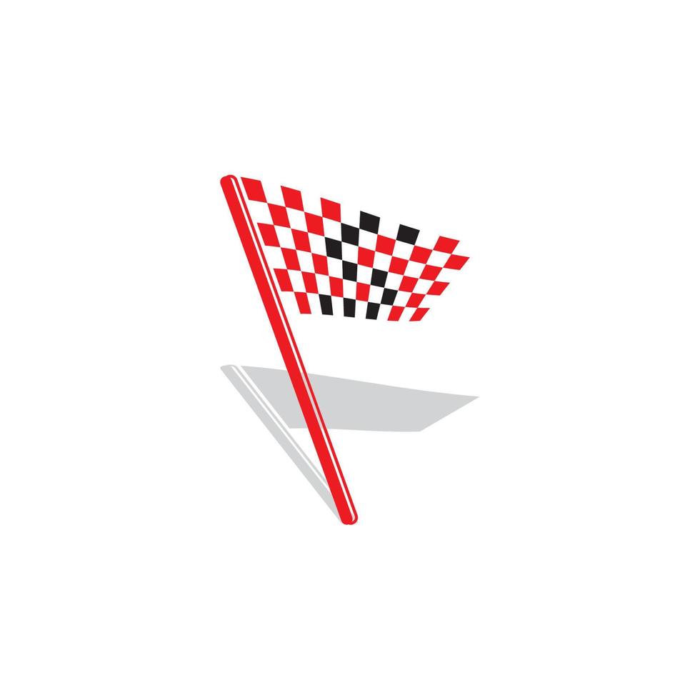 Race flag icon design vector