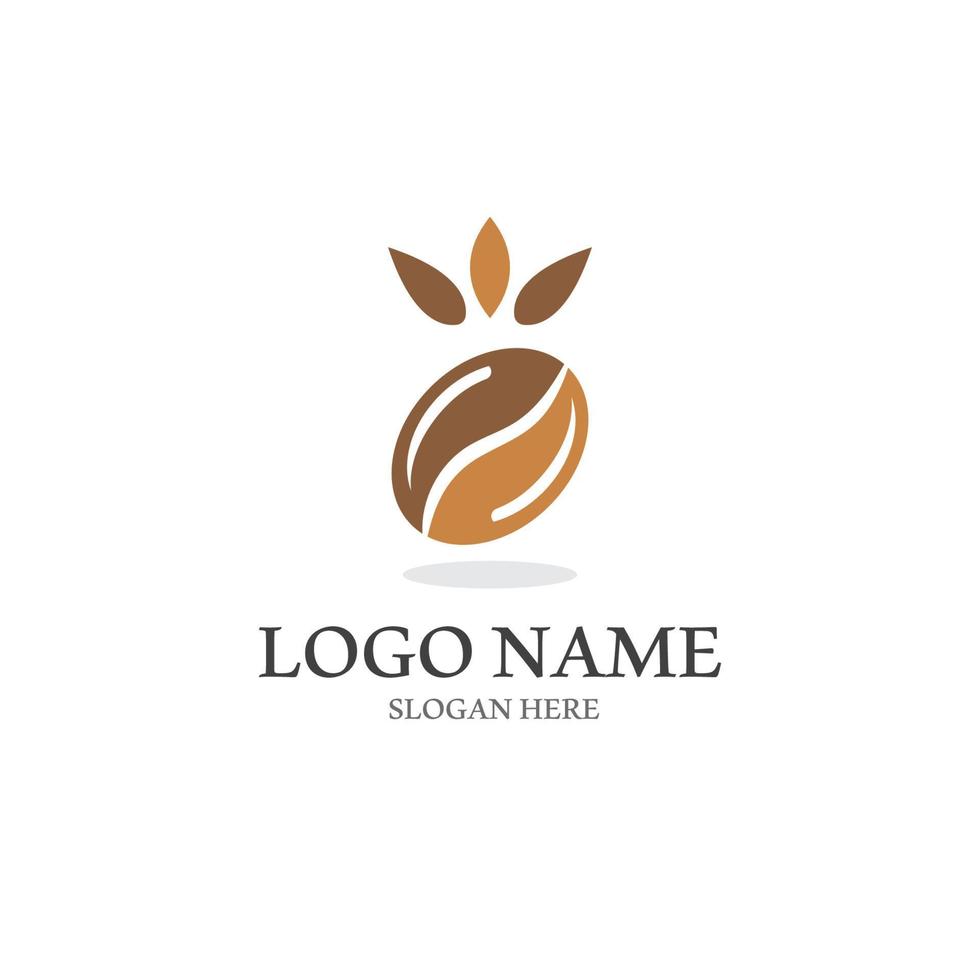 coffee bean icon vector illustration