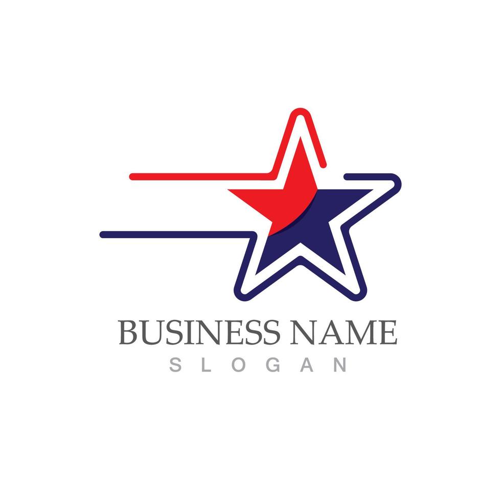 Star logo icon design vector