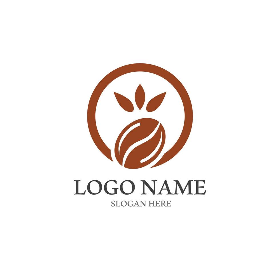 coffee bean icon vector illustration