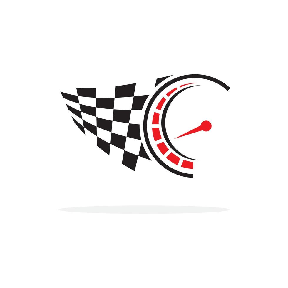 Race flag icon design vector