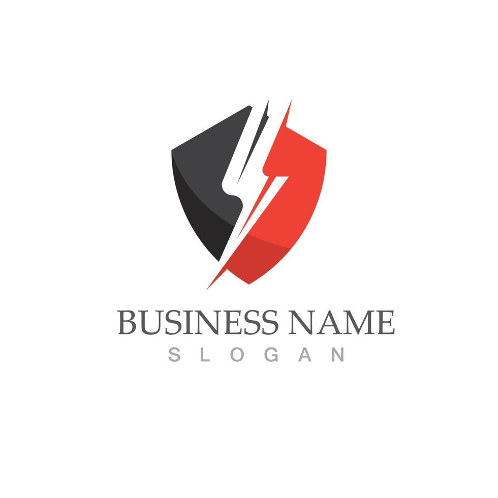 Flash thunderbolt logo template vector