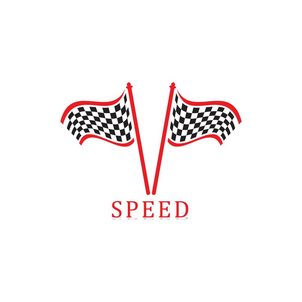 Race flag icon design vector