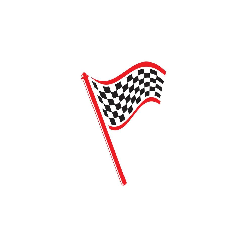 Race flag icon design vector