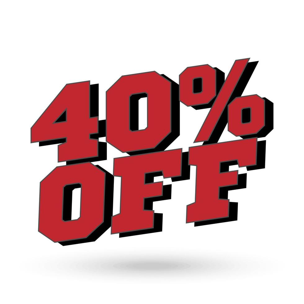 Sale 40 Percent Off Banner Vector Illustration 14393105 Vector Art At sale-40-percent-off-banner-vector-illustration-14393105-vector-art-at