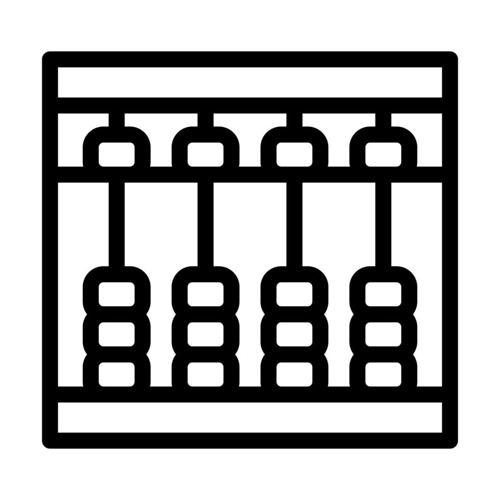 Abacus Icon Design vector