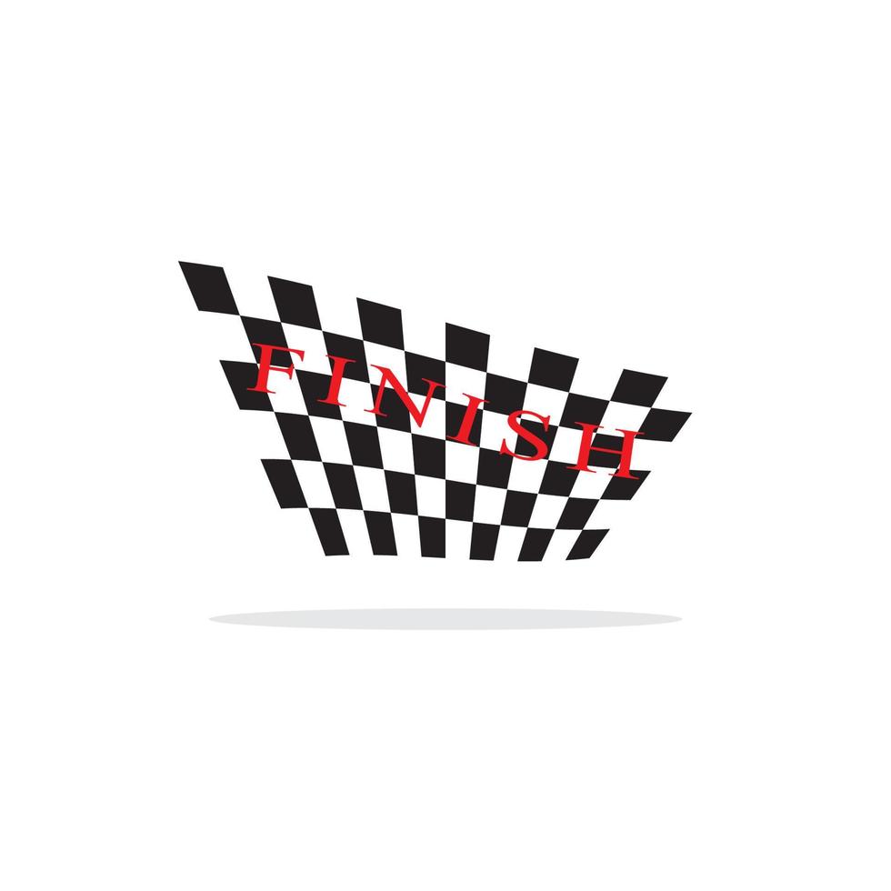 Race flag icon design vector