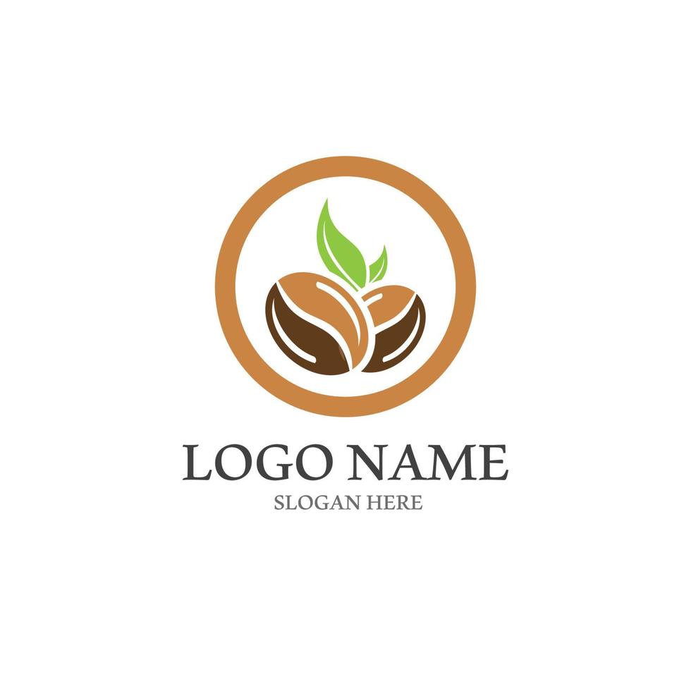 coffee bean icon vector illustration