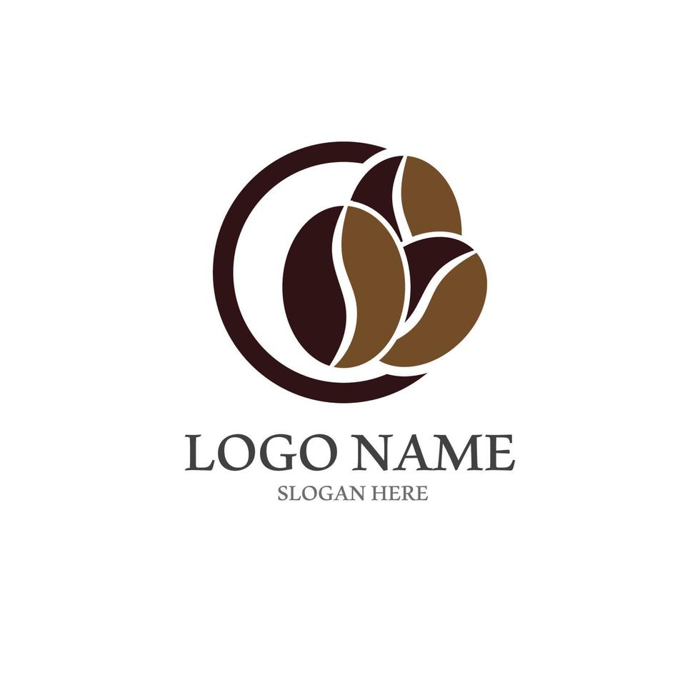 coffee bean icon vector illustration