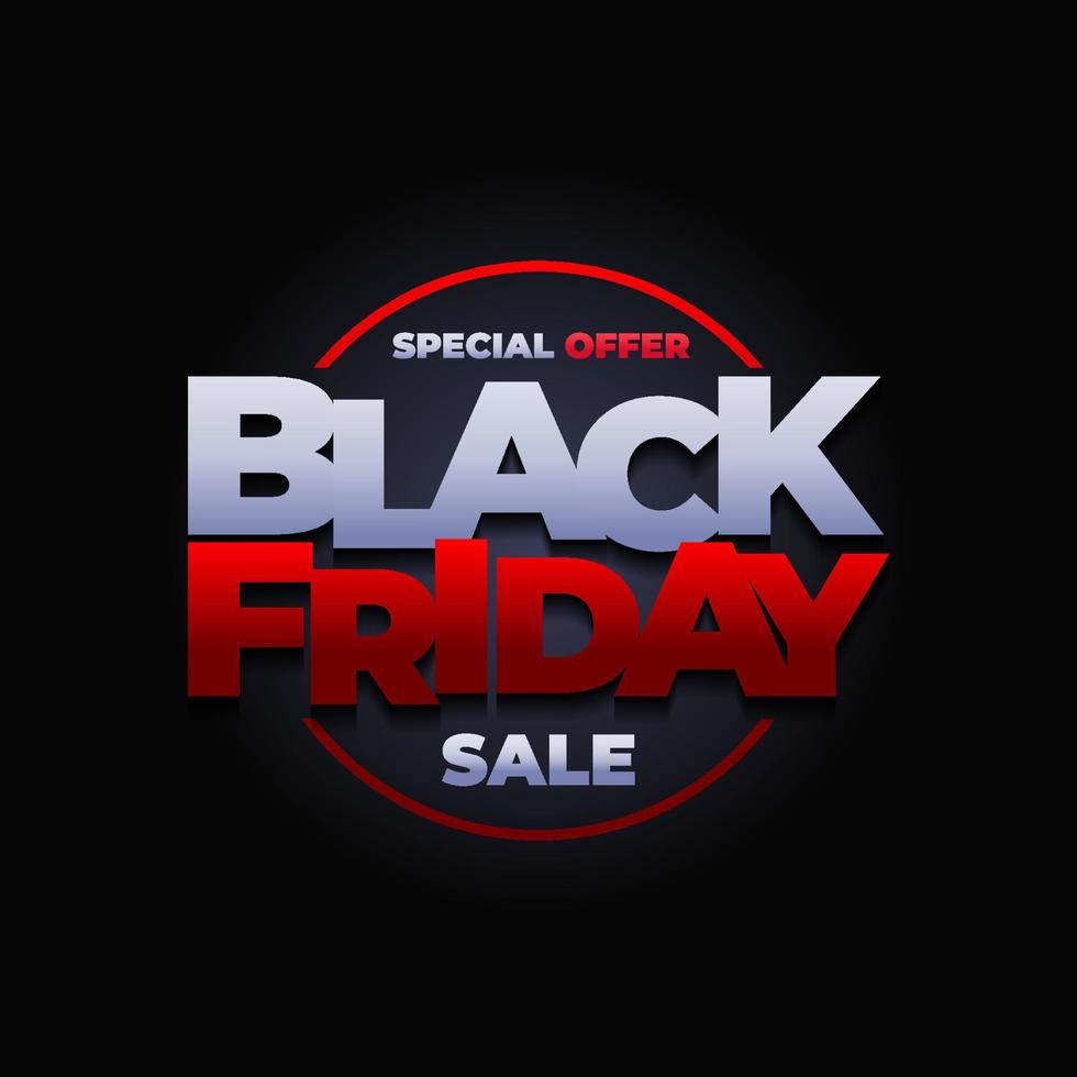 Black friday sale banner vector, illustration background for discount event media promotion and social media post vector