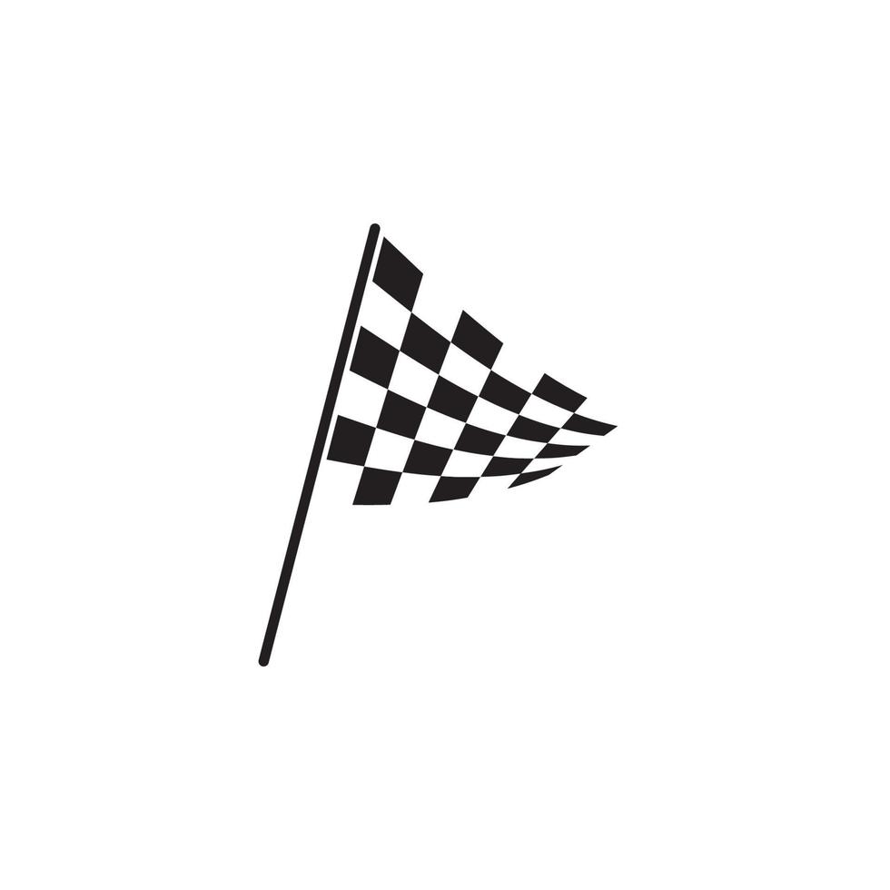 Race flag icon design vector