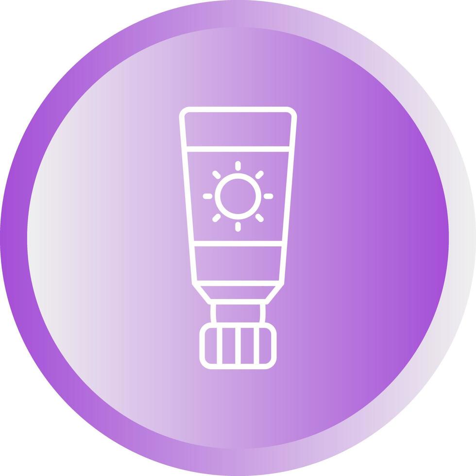 Sunscreen Vector Icon